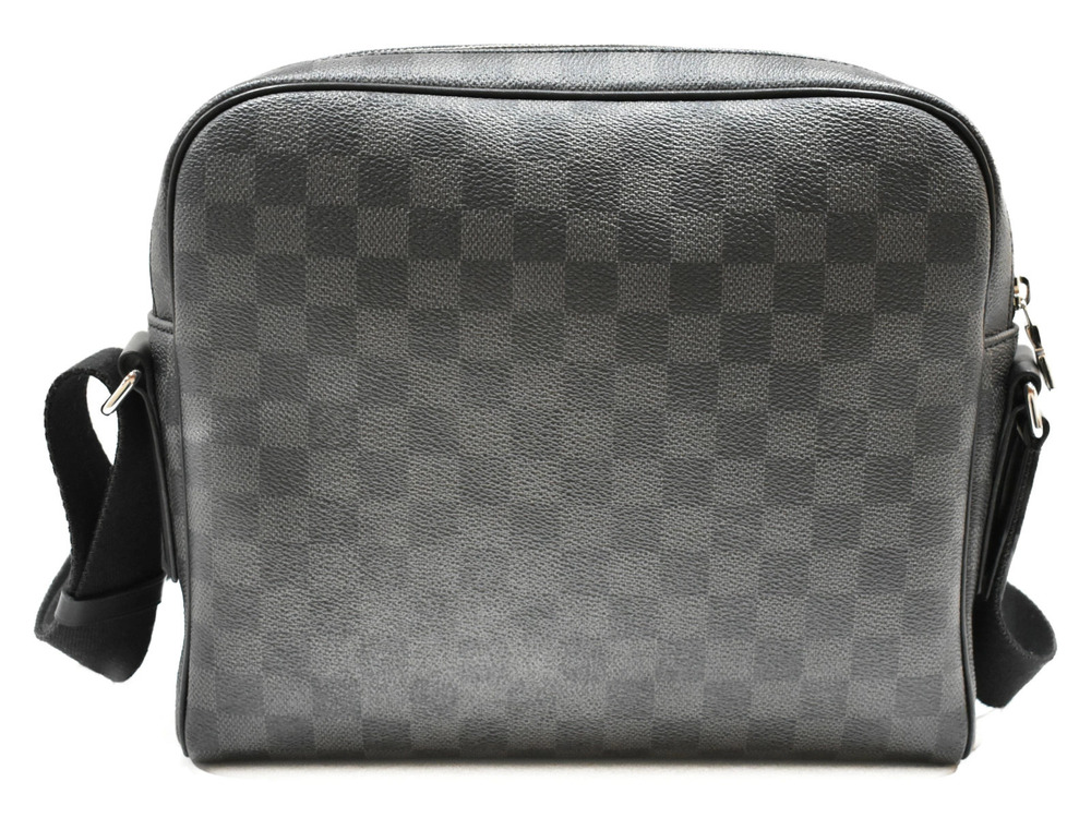 Louis Vuitton Dayton Graphite Gray Shoulder Damier Bag Canvas Black Black Gray